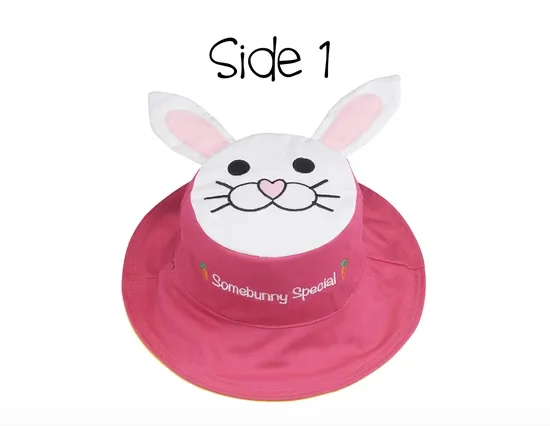 Flapjacks - Kids Sun Hat - Bunny/Daisy