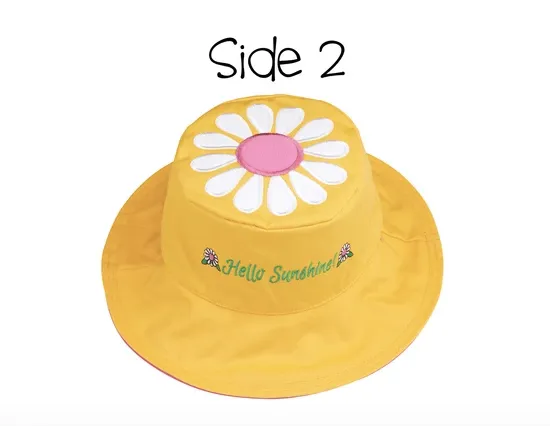 Flapjacks - Kids Sun Hat - Bunny/Daisy