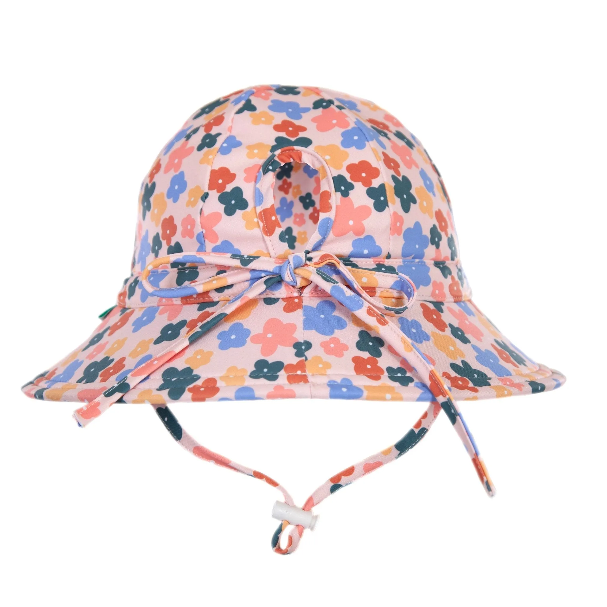 Flower Fields Wide Brim Swim Hat