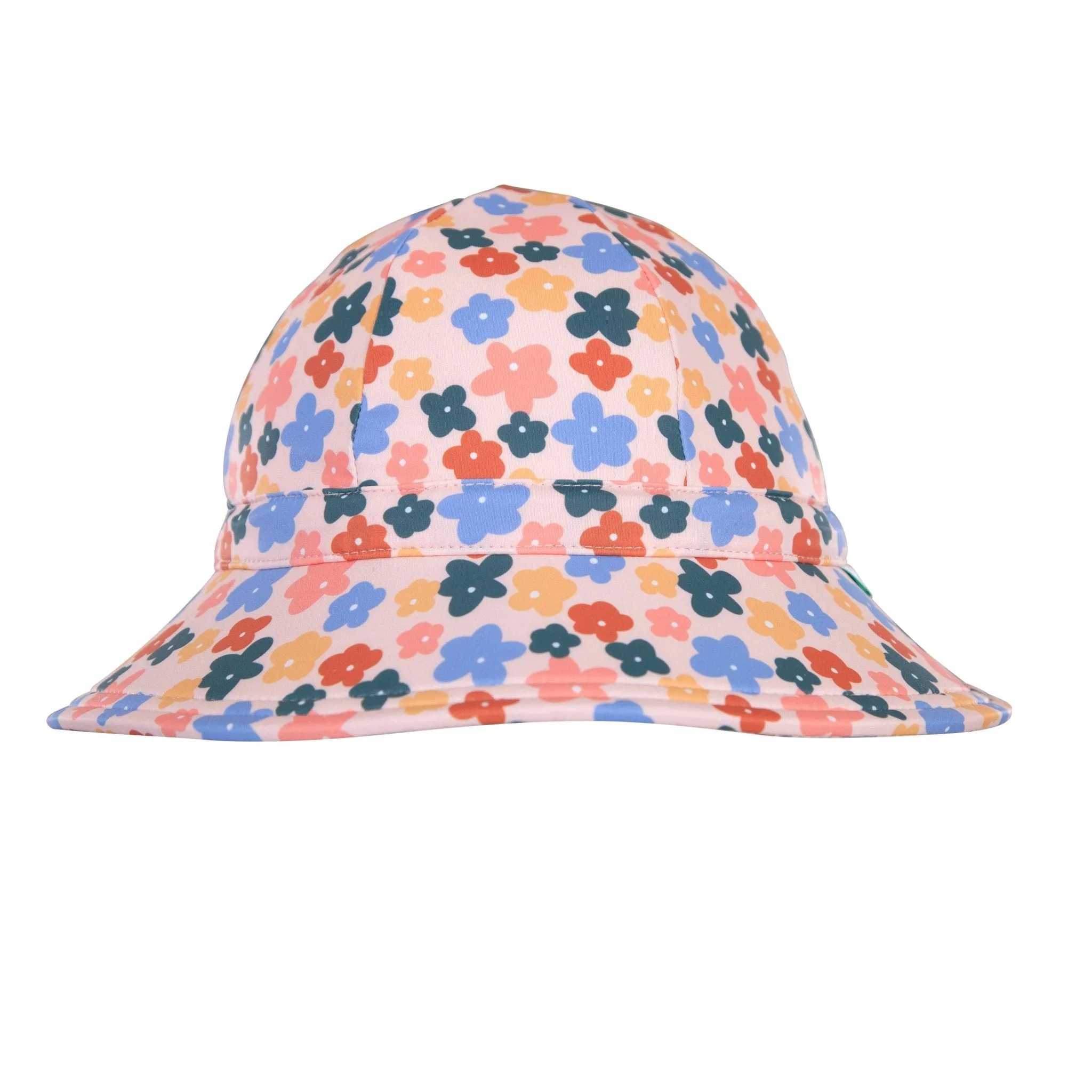 Flower Fields Wide Brim Swim Hat