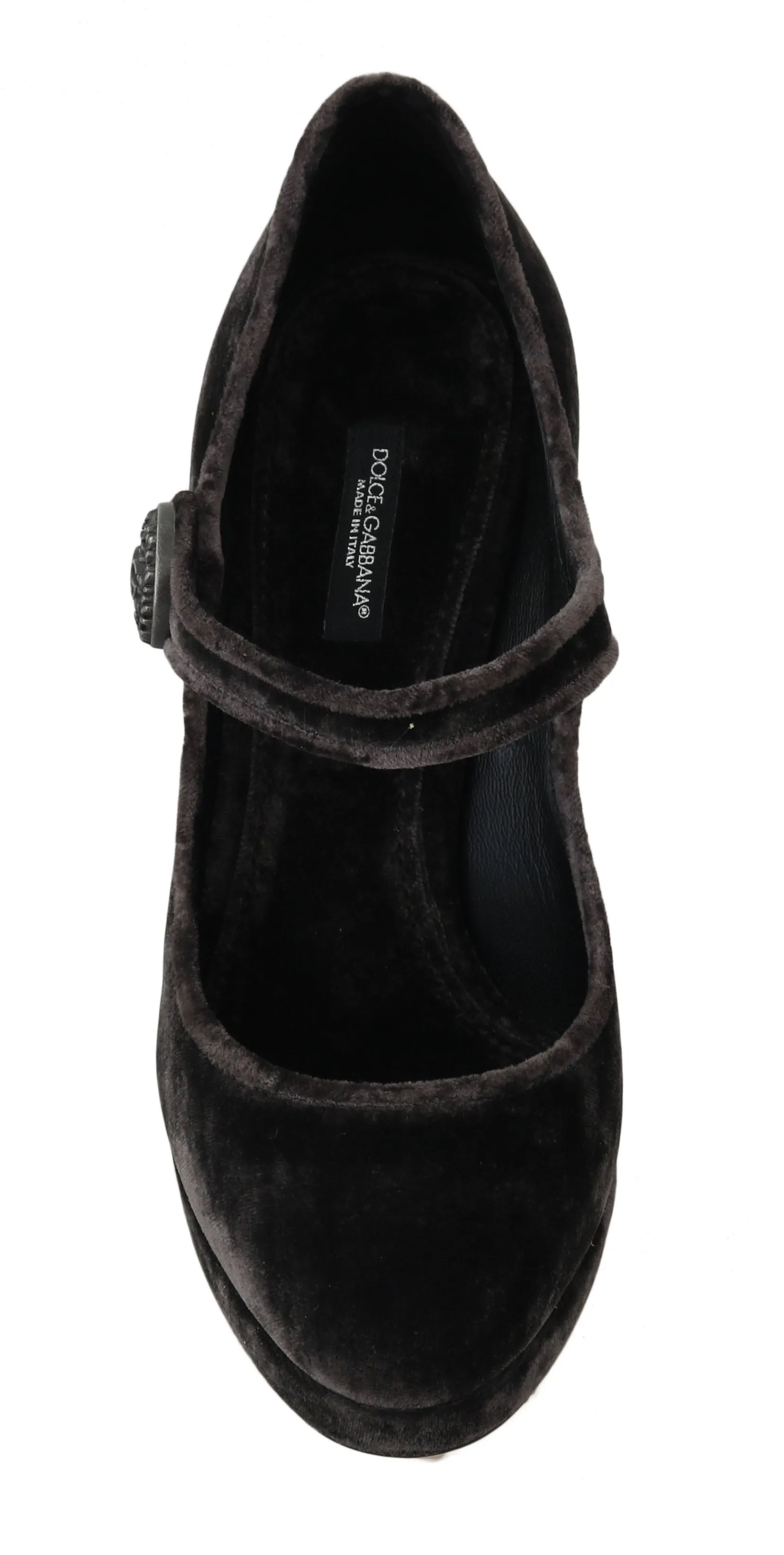 Gray Velvet Robot Heels Mary Janes