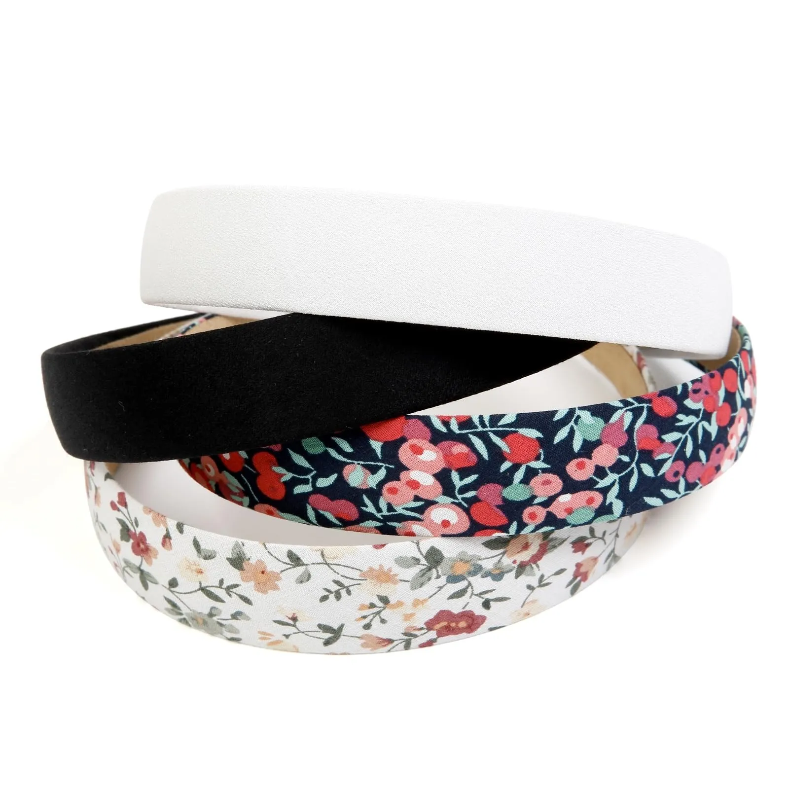 Headbands for Women Non Slip Trendy Headbands for Women’s Hair 1 inch Wide Cute Headband for Girls, Fall Head Bands Elastic Hair Bands for Womens Fashion Accessories for Women 4PCS