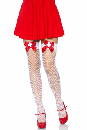 Industrial Net Thigh Highs