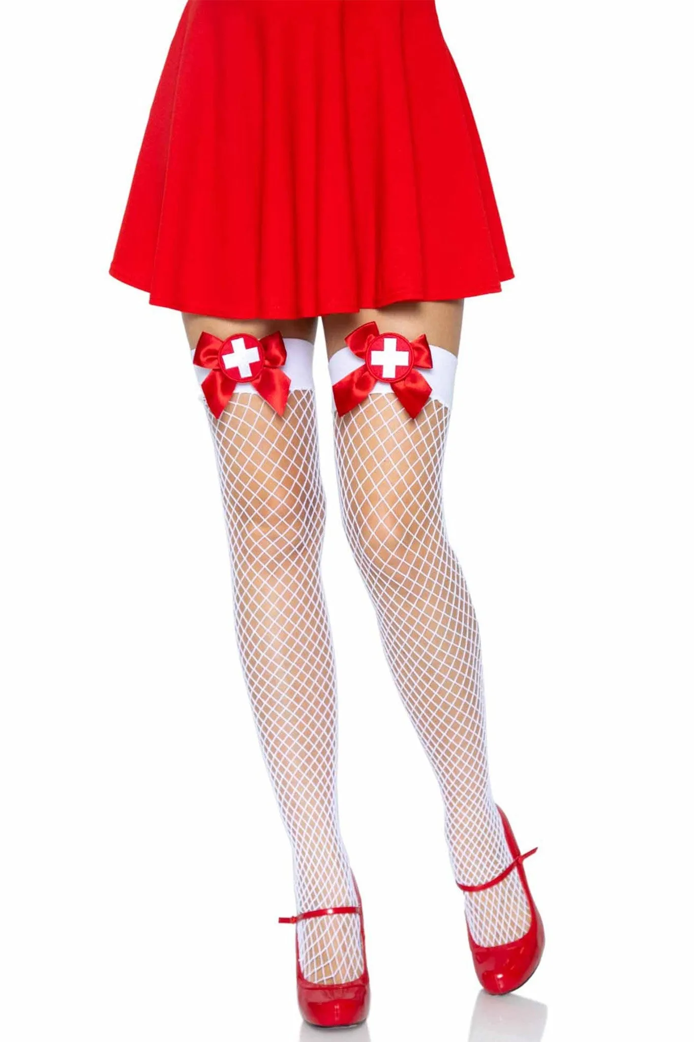 Industrial Net Thigh Highs