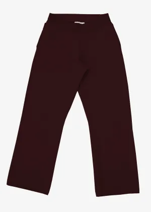 JANE CROP PANT - BORDEAUX