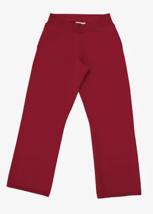 JANE CROP PANT - CRIMSON