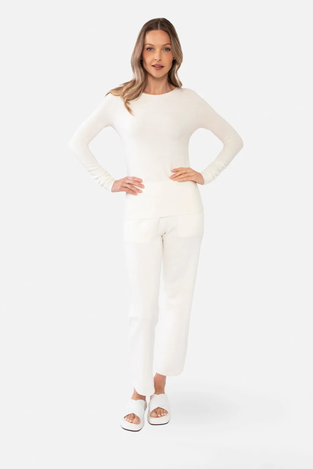 JANE CROP PANT - CRIMSON