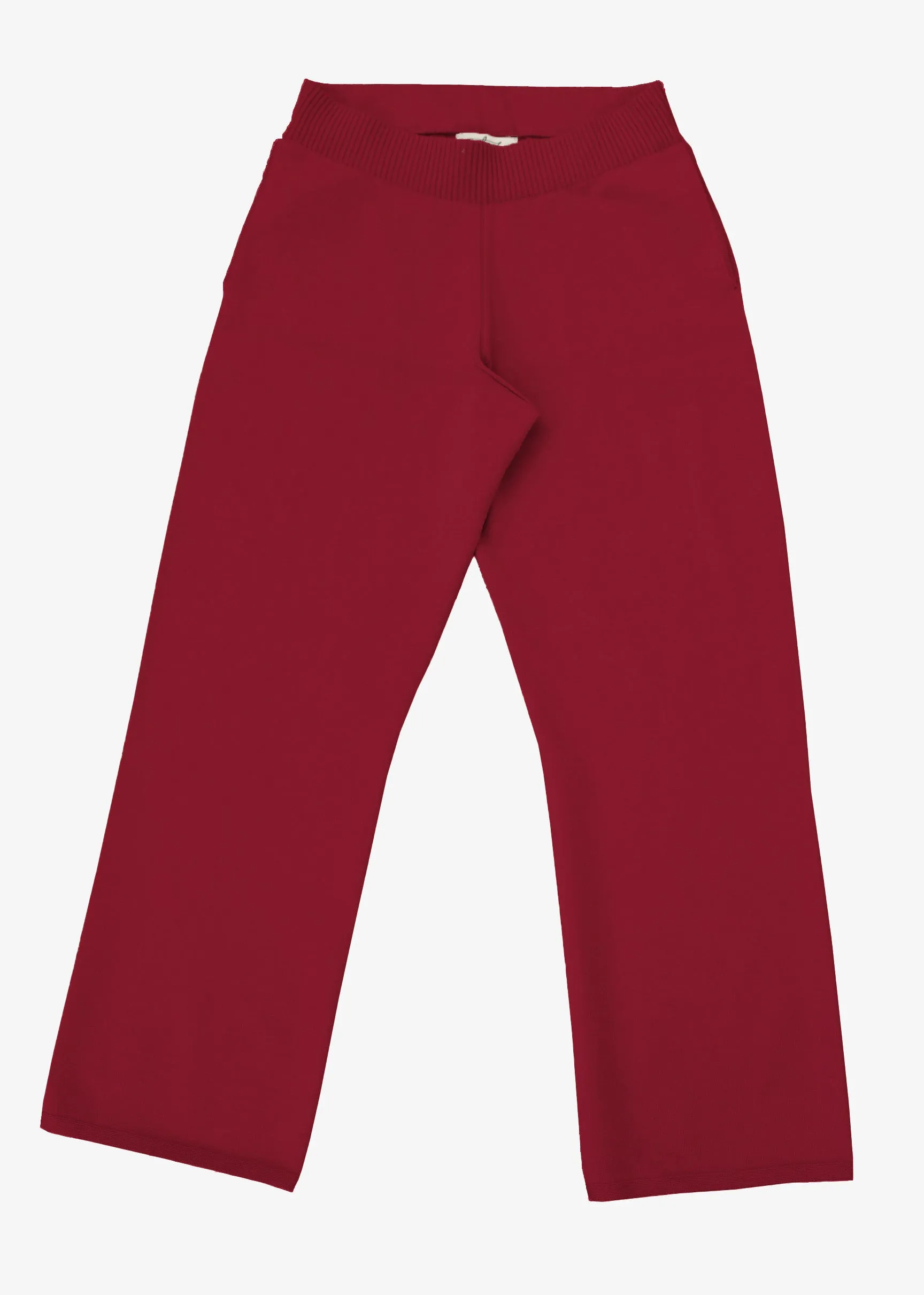 JANE CROP PANT - CRIMSON