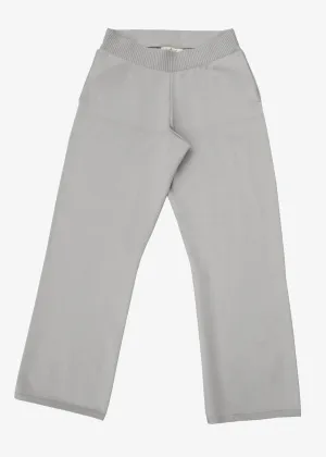 JANE CROP PANT - LIGHT HEATHER GREY