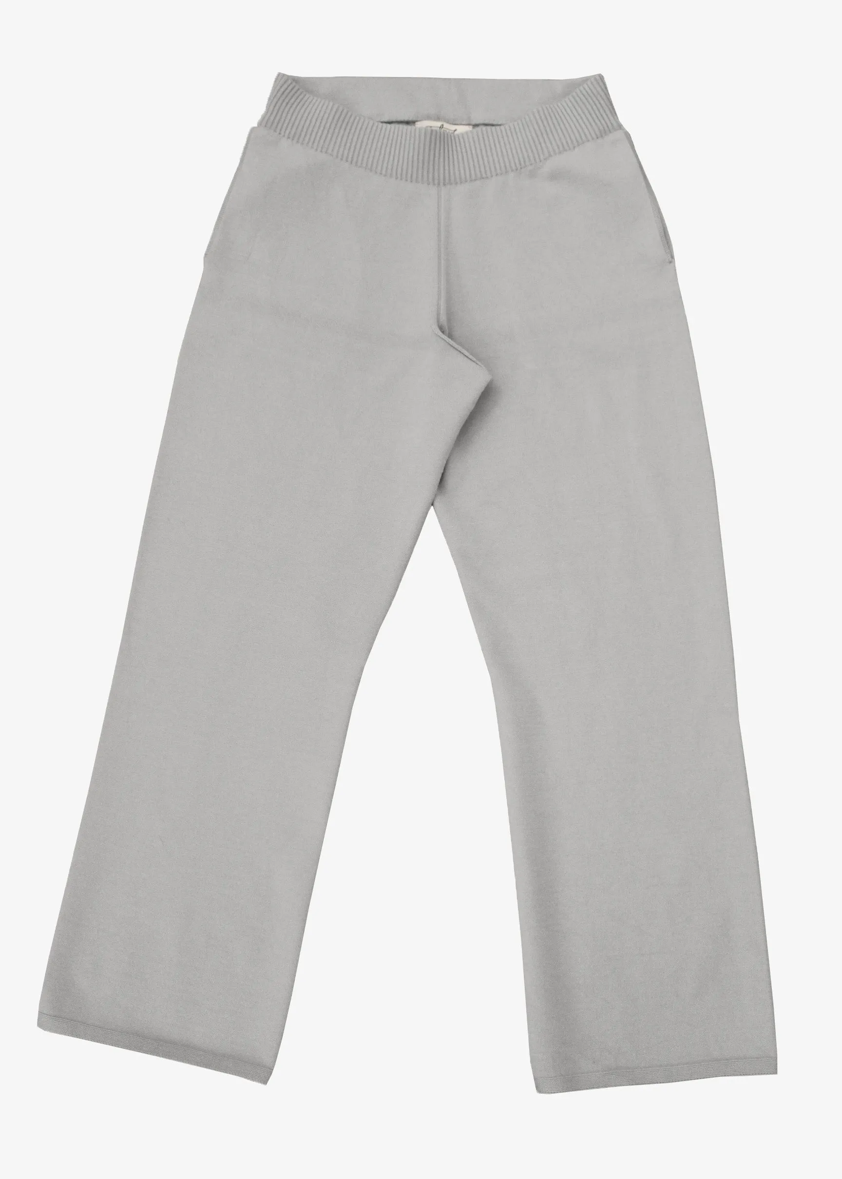 JANE CROP PANT - LIGHT HEATHER GREY
