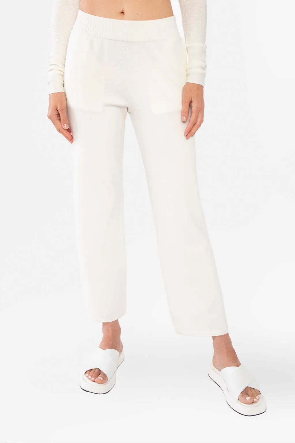 JANE CROP PANT - PEACOCK