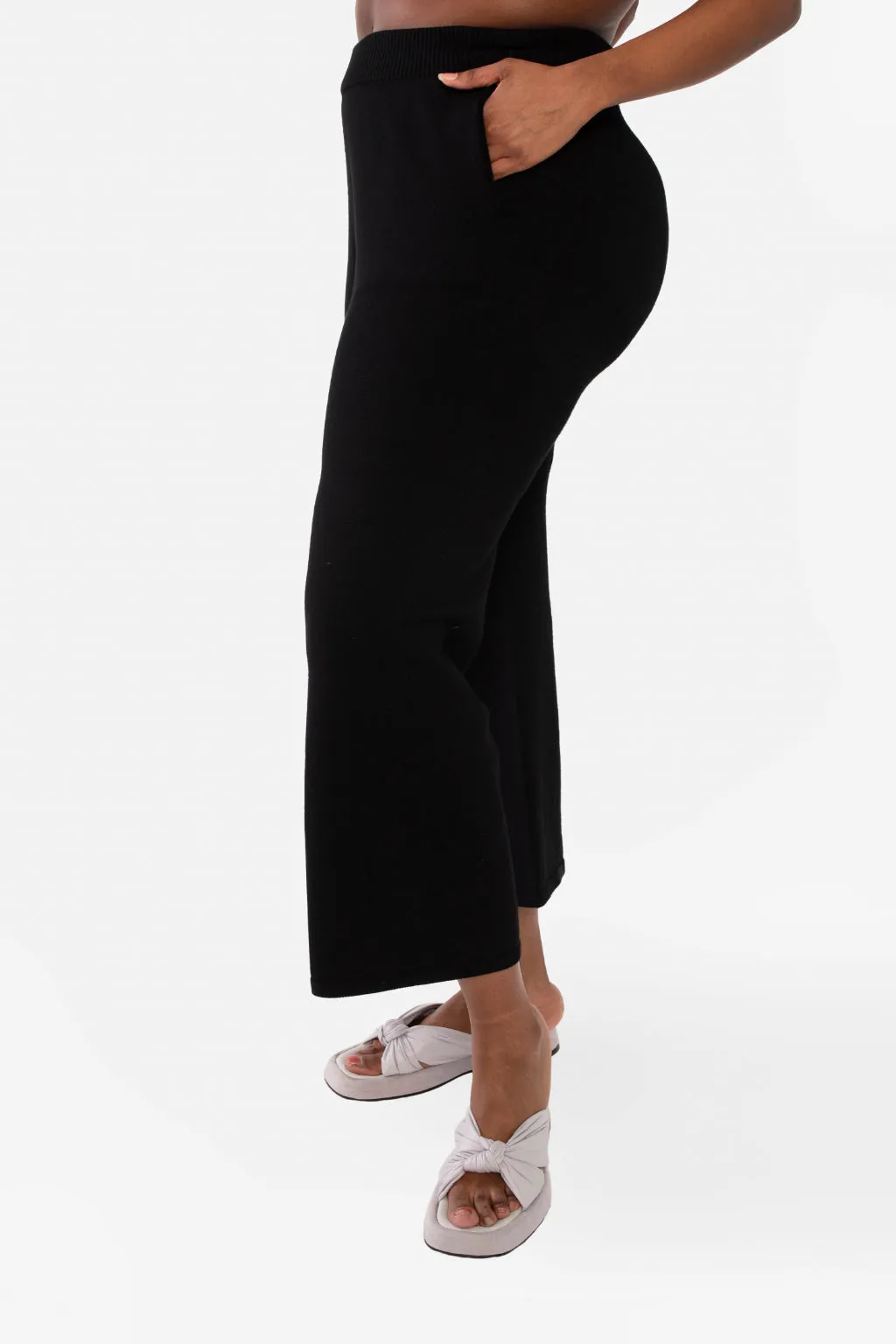 JANE CROP PANT - PEACOCK