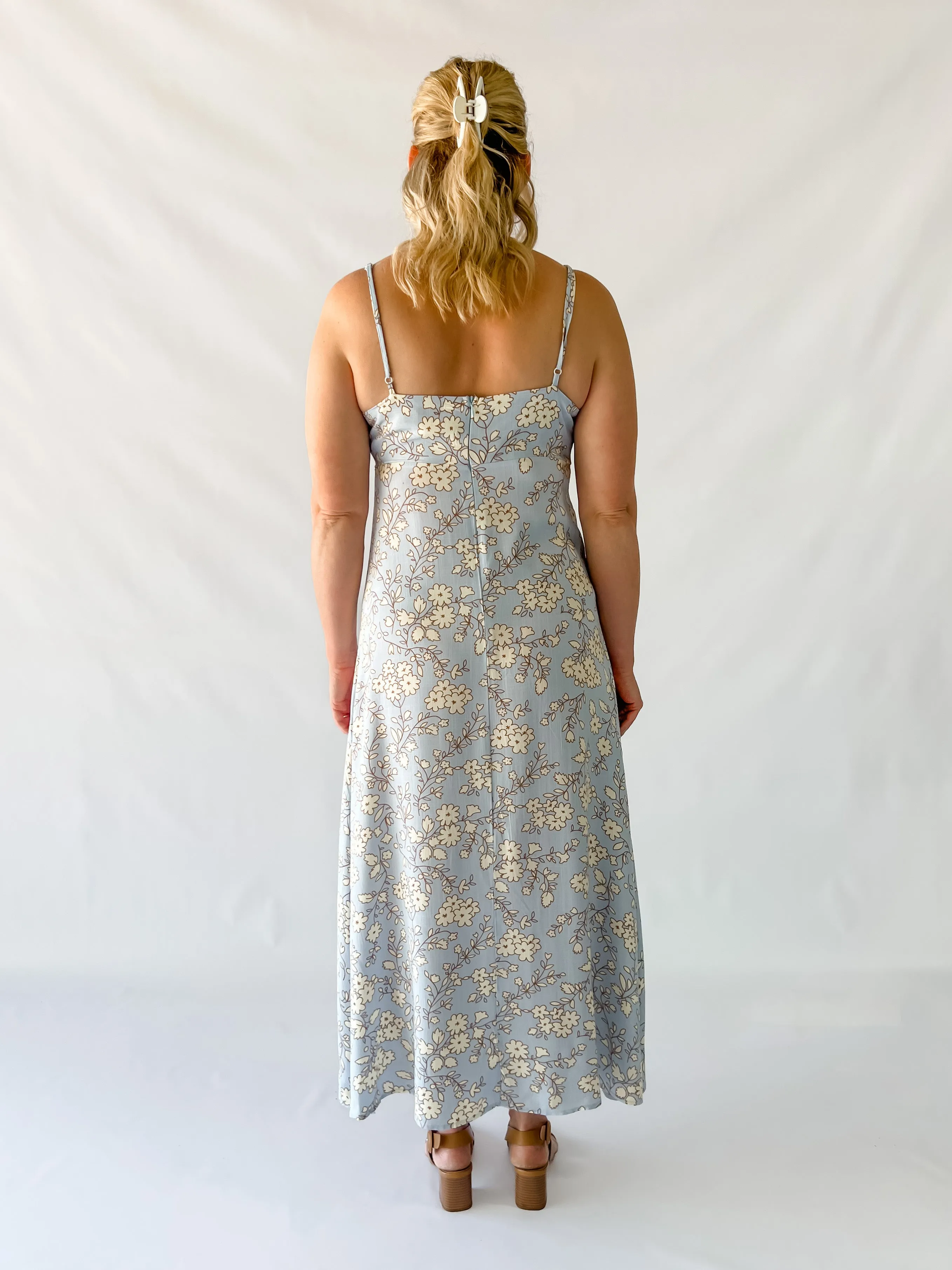 JASMINE DRESS - BLUE FLORAL
