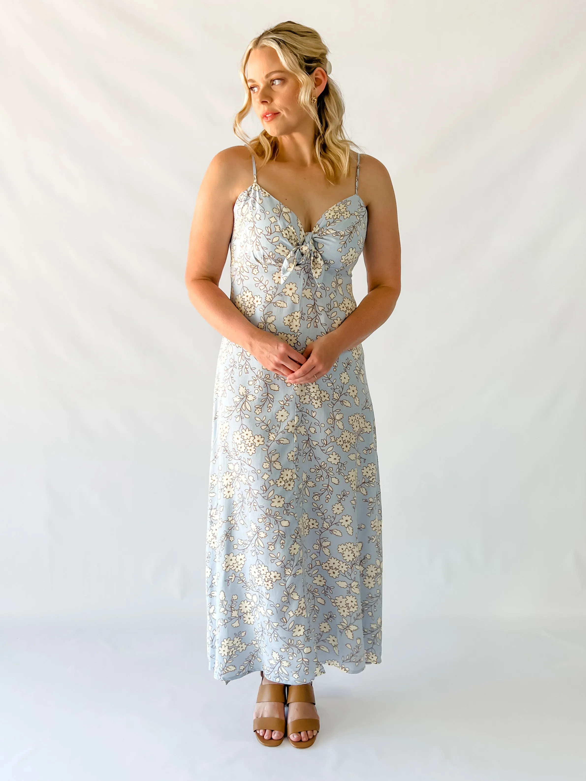 JASMINE DRESS - BLUE FLORAL