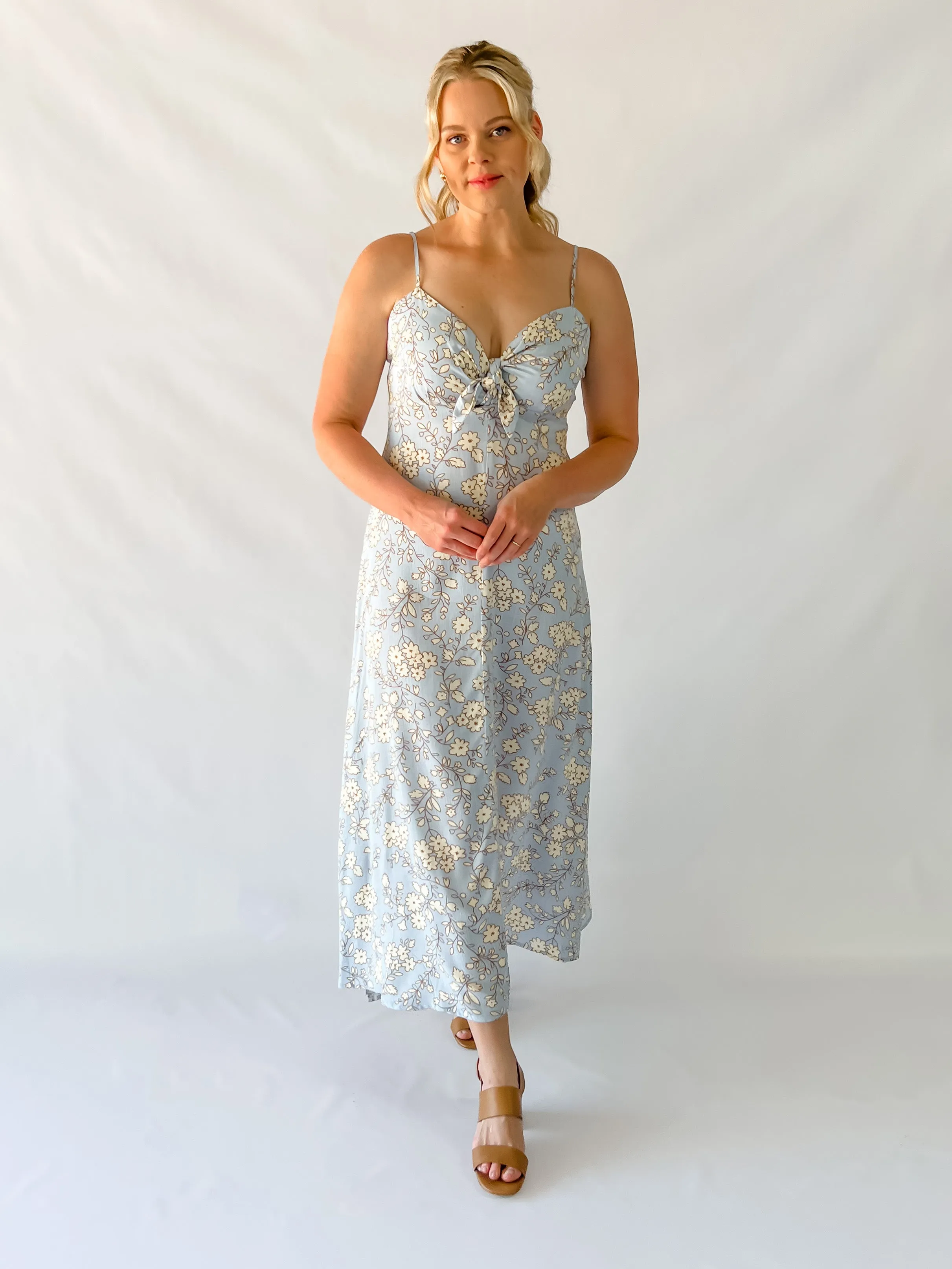 JASMINE DRESS - BLUE FLORAL