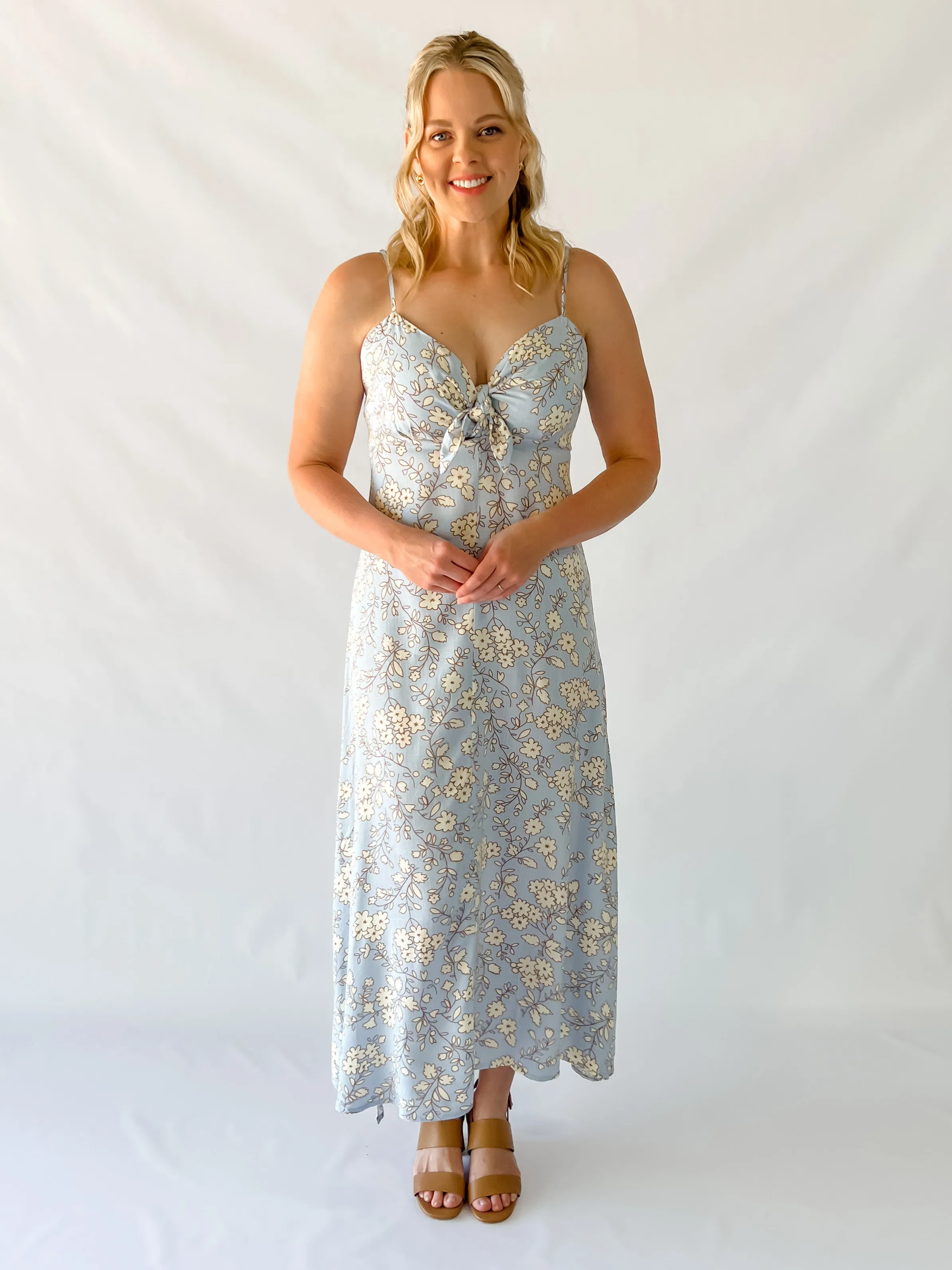 JASMINE DRESS - BLUE FLORAL