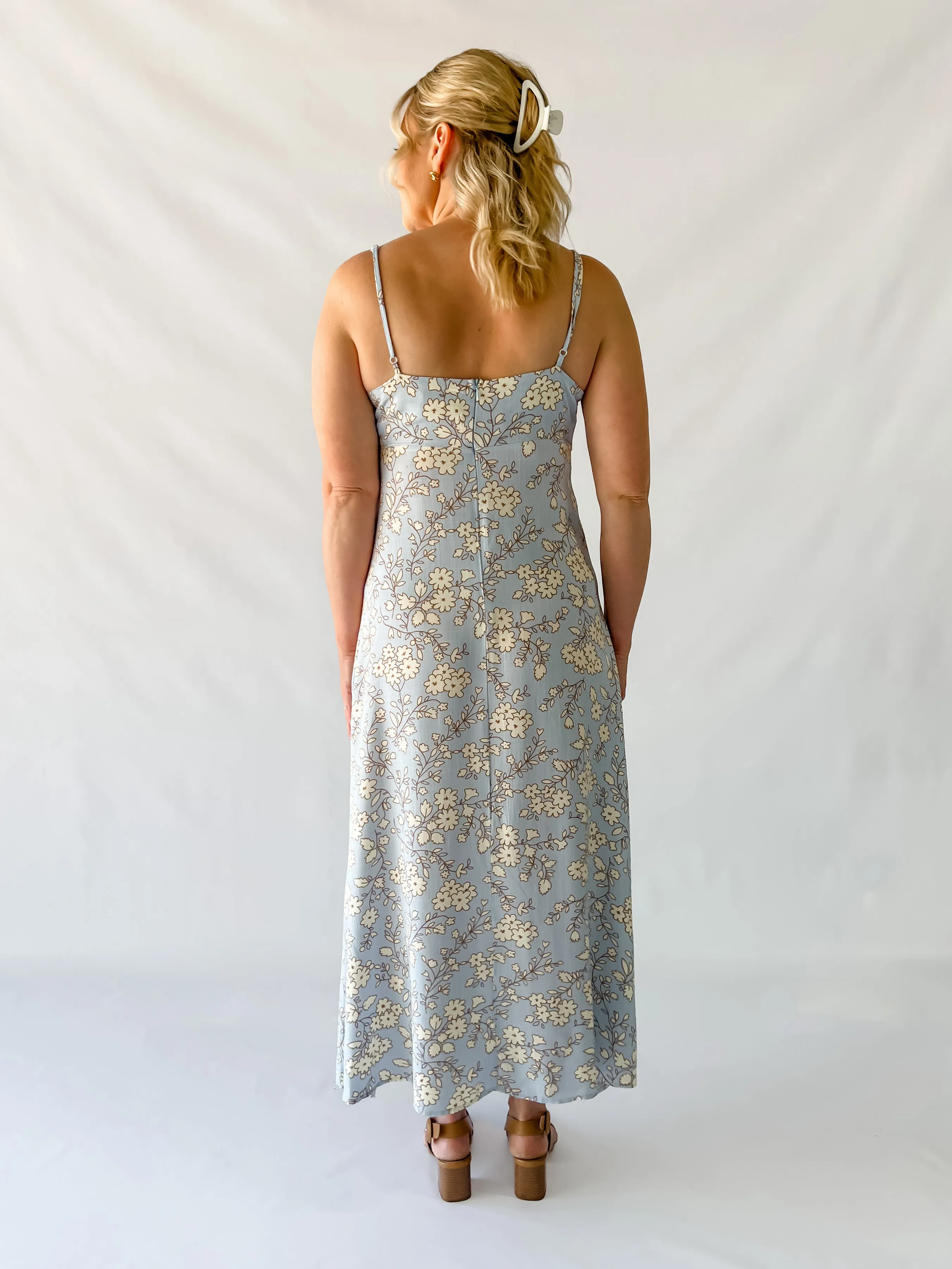 JASMINE DRESS - BLUE FLORAL