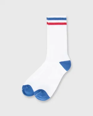 Kennedy Luxe Athletic Socks in Summer White
