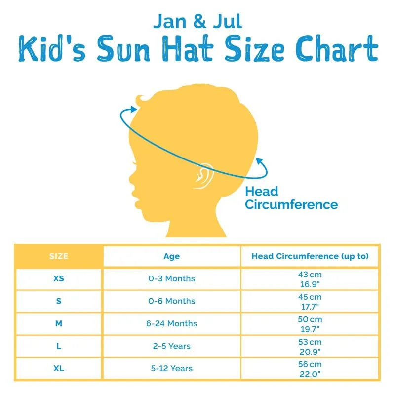 Kids Cotton Floppy Hats - Lemon Fresh