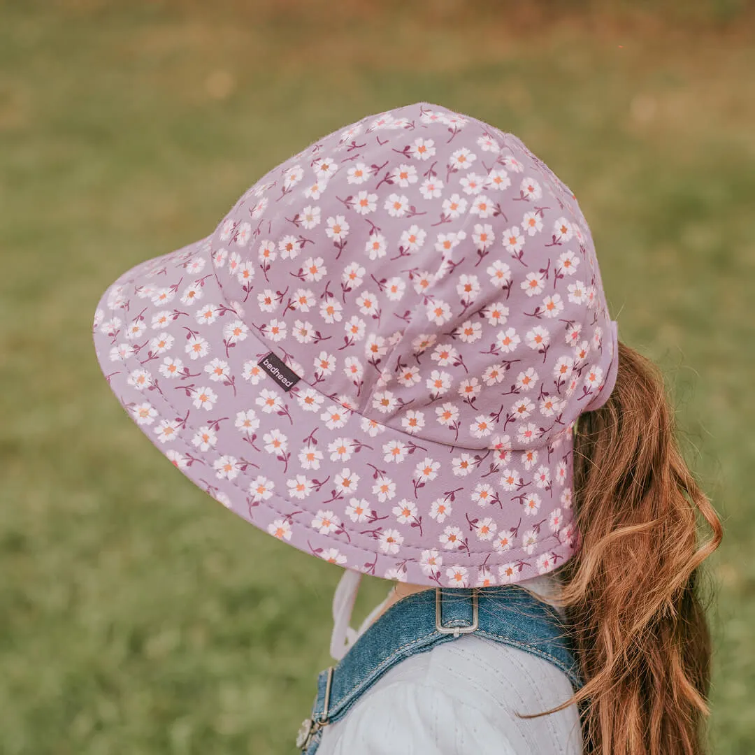 Kids Ponytail Bucket Sun Hat | Lana