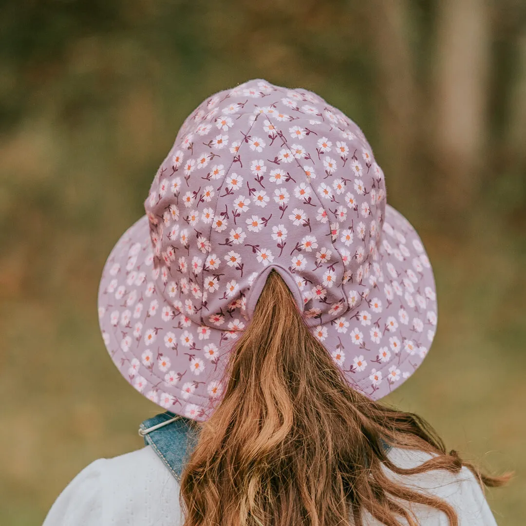Kids Ponytail Bucket Sun Hat | Lana