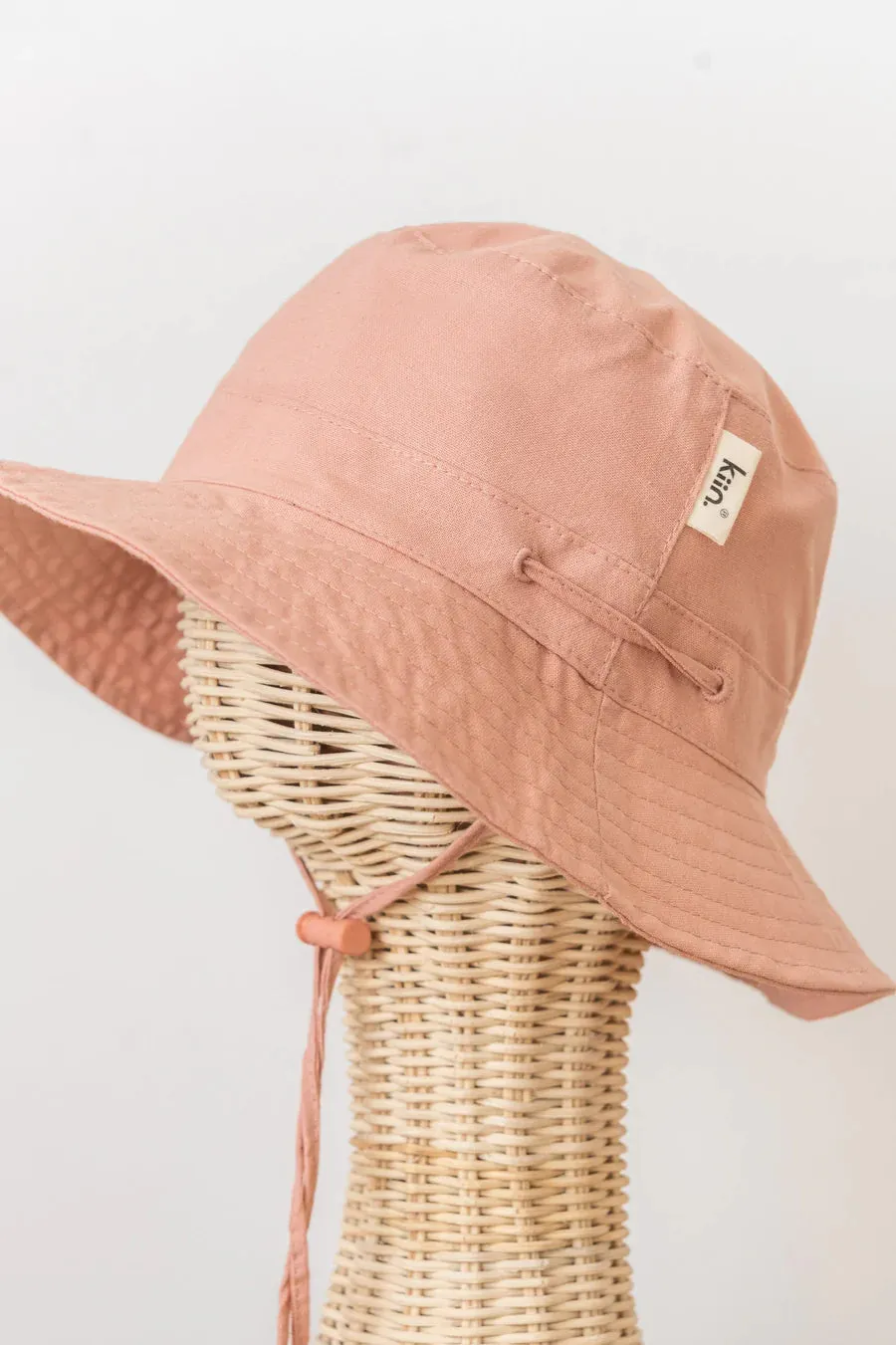 Kiin Cotton Sun Hat - Dusty Rose