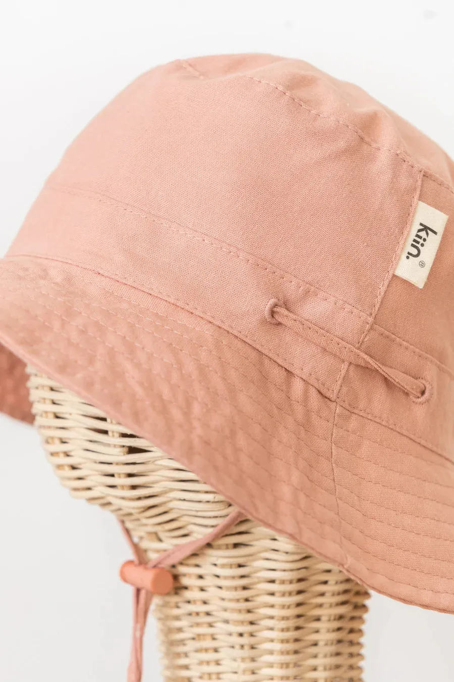 Kiin Cotton Sun Hat - Dusty Rose