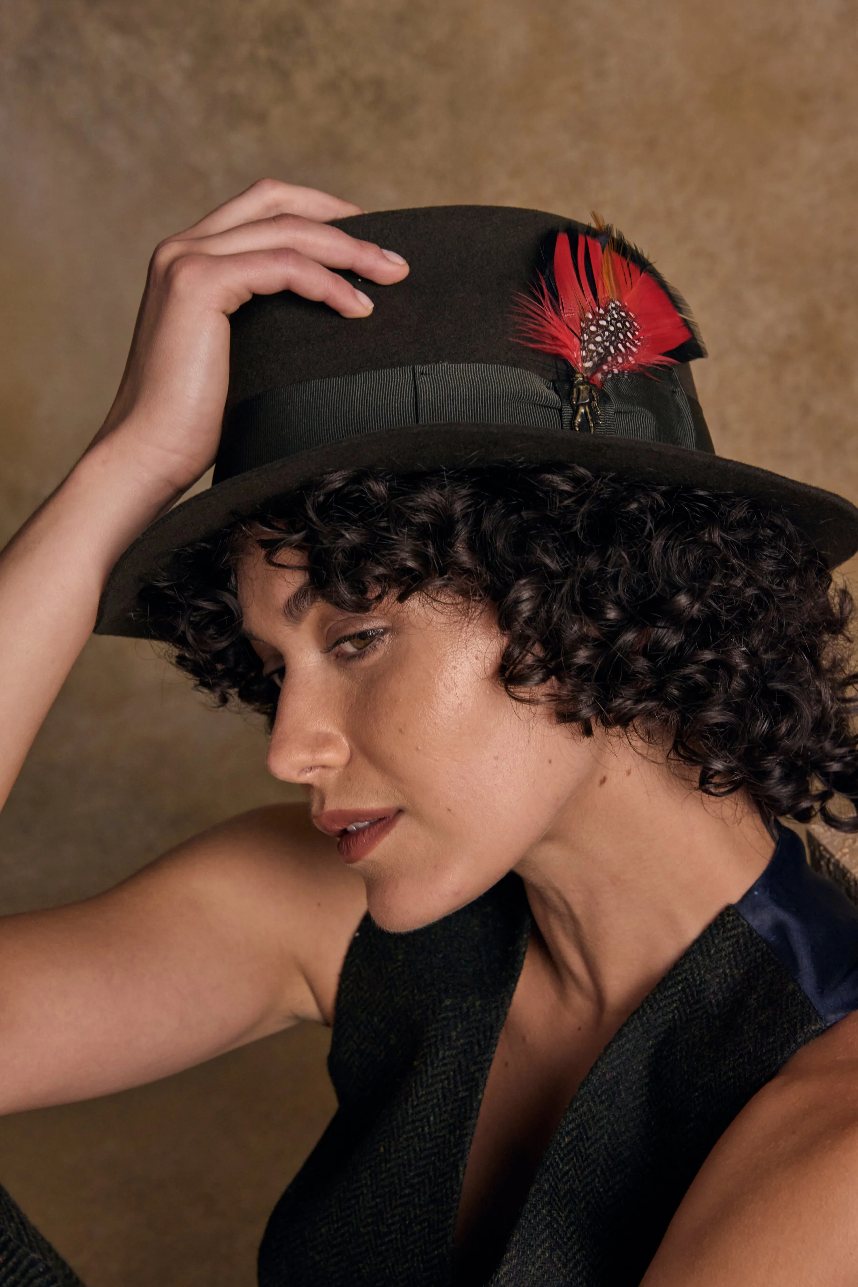Kildare Felt Trilby Hat - Olive