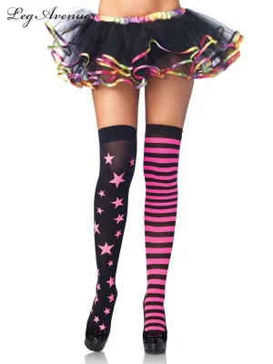 Leg Avenue Stars and Stripes Thigh Highs 6319