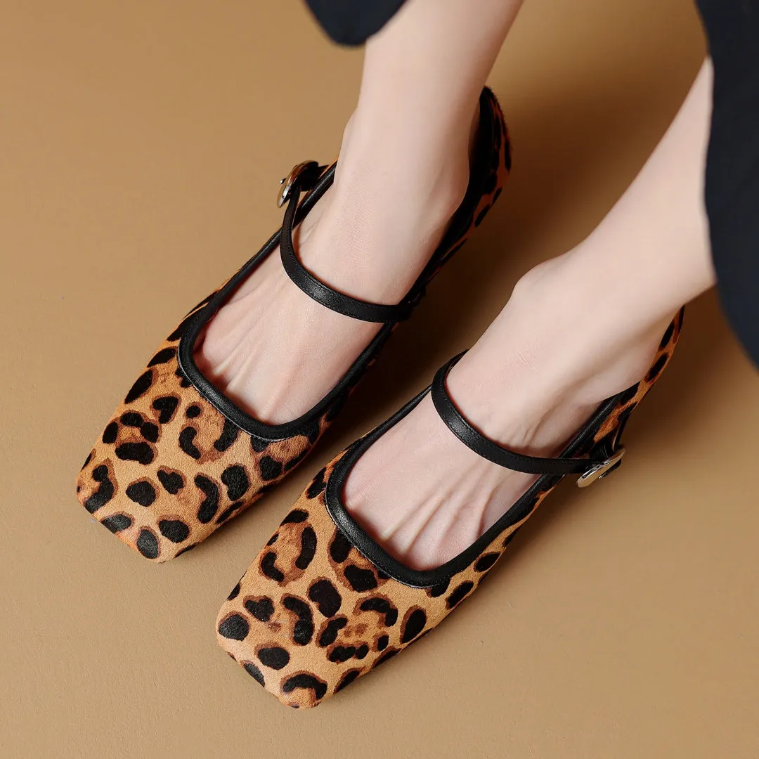 Leopard Stroll Mid-Heels