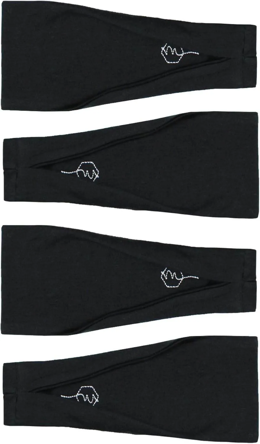 Maven Thread Women's No-Slip Sweat-Wicking Headband for Exercise and Yoga, 4-Pack