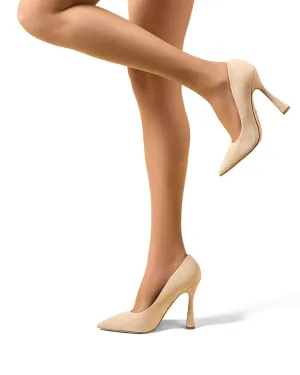Memoi Crystal Sheer Cotton On Top Pantyhose 12 Denier - MCT-360