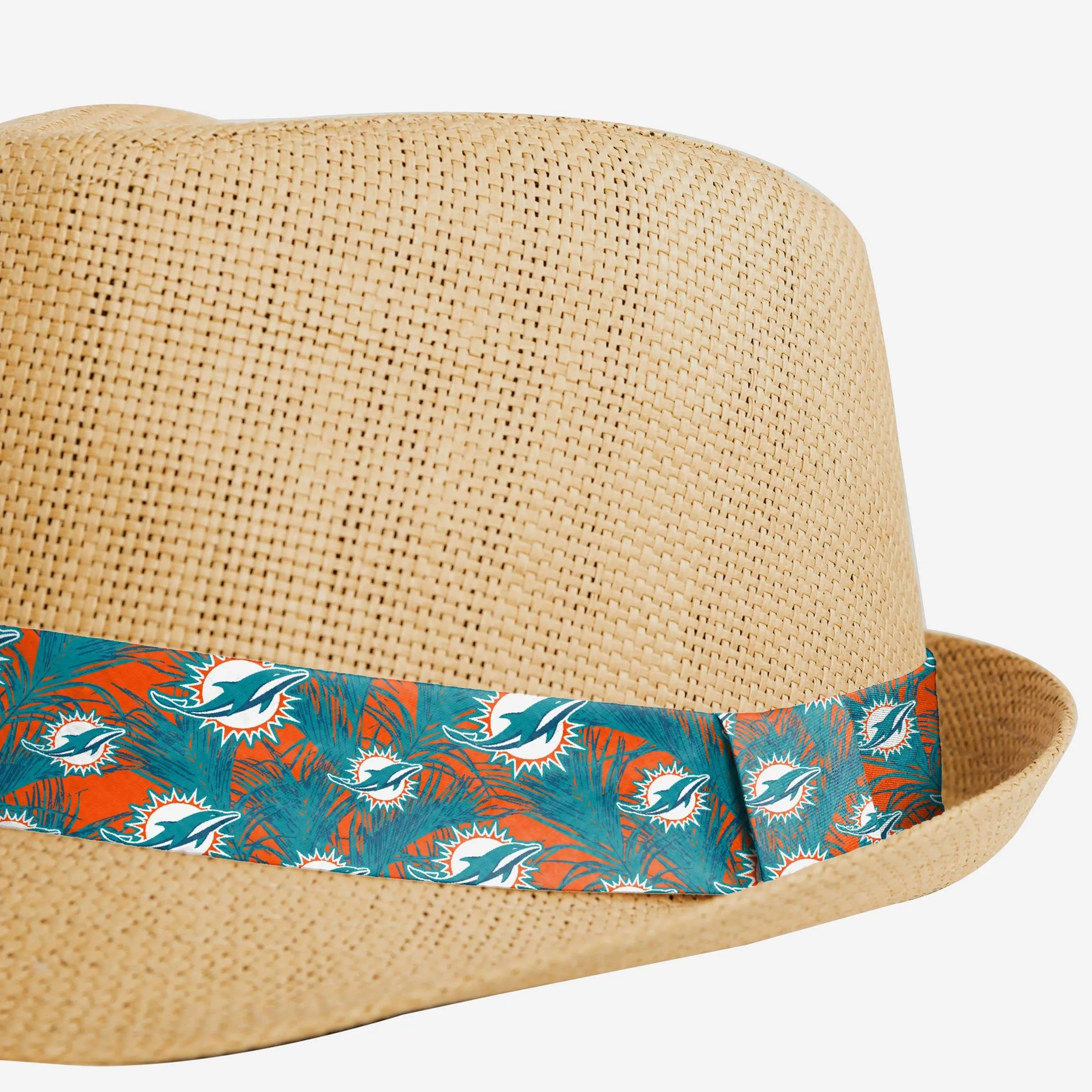 Miami Dolphins Trilby Straw Hat
