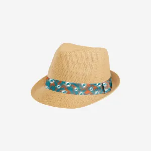 Miami Dolphins Trilby Straw Hat