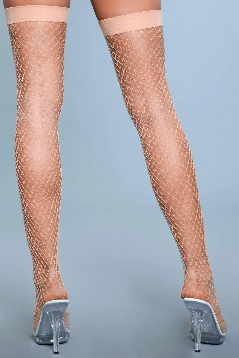 Micro Fishnet Thigh Highs