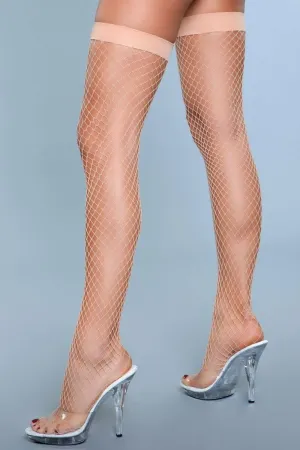 Micro Fishnet Thigh Highs