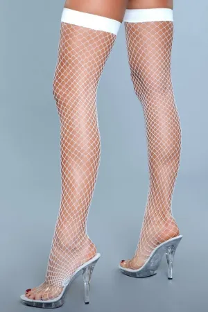 Micro Fishnet Thigh Highs