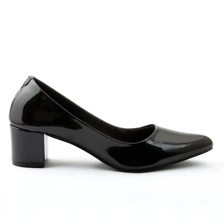 Midnight Gloss Heels