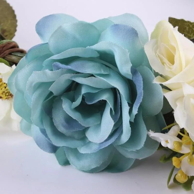 Modern Flower Headband Newborn  Matching Flower Crown for Mother Kids  Hair Band Accessories