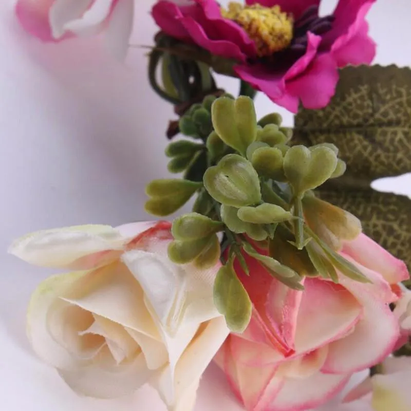 Modern Flower Headband Newborn  Matching Flower Crown for Mother Kids  Hair Band Accessories