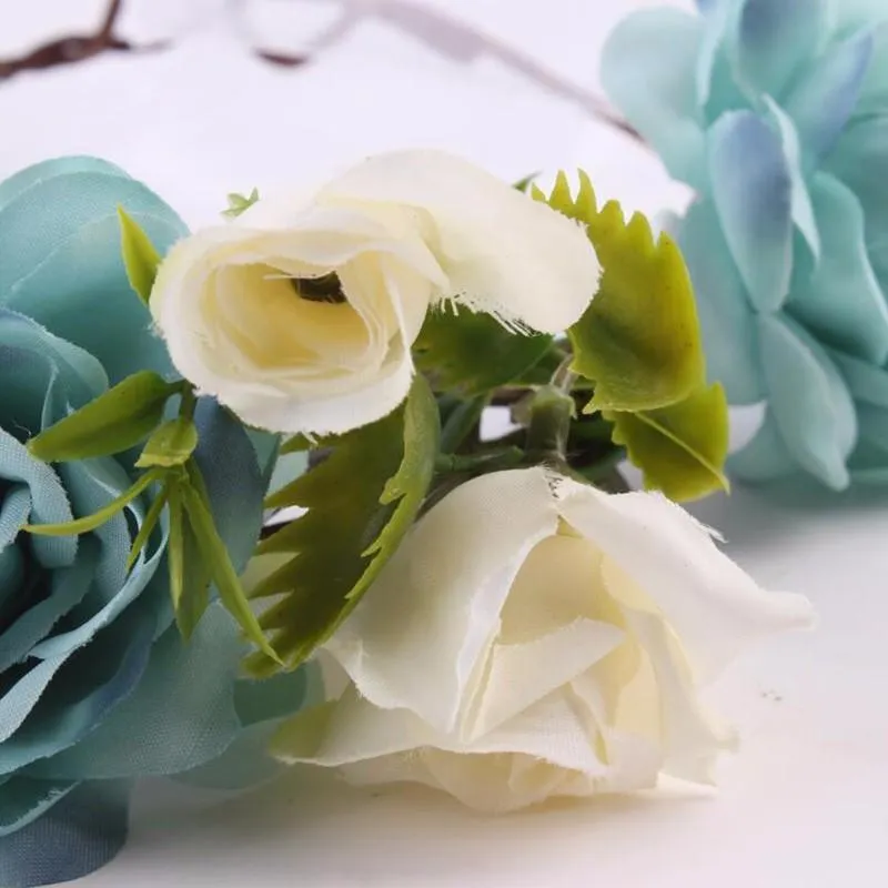 Modern Flower Headband Newborn  Matching Flower Crown for Mother Kids  Hair Band Accessories