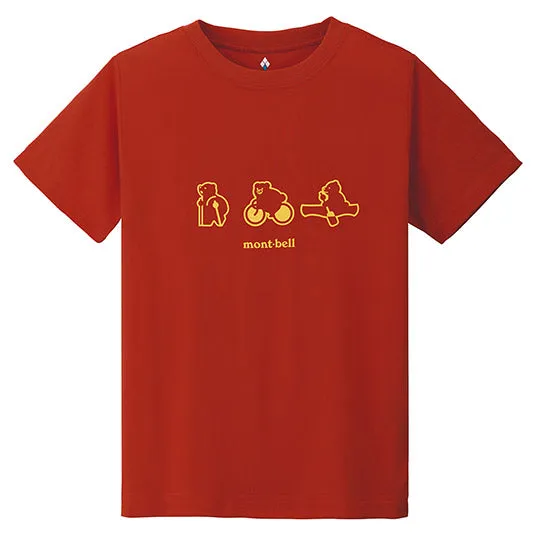 MONTBELL KID'S WICKRON TEE ACTIVITIES 130-160