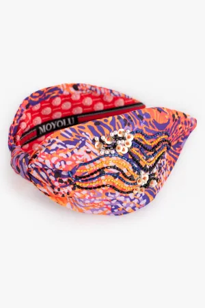 Multicolor Bead Work Headband