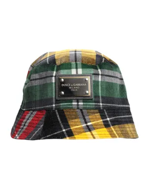 Multicolor Polyester Wide Brim Bucket Hat
