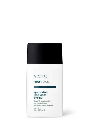 NATIO Men Plus Age Protect Face Lotion SPF 50  60ml