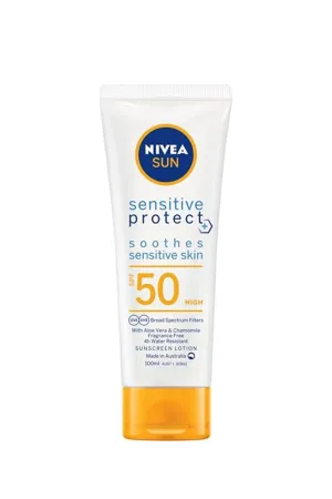 NIVEA Sun Sensitive Protect Sunscreen Lotion SPF50 100ml