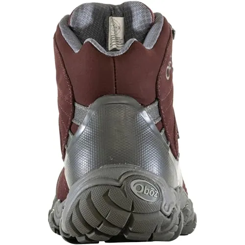Oboz Women's Bridger Mid B-DRY Hiking Boot, Port, 10