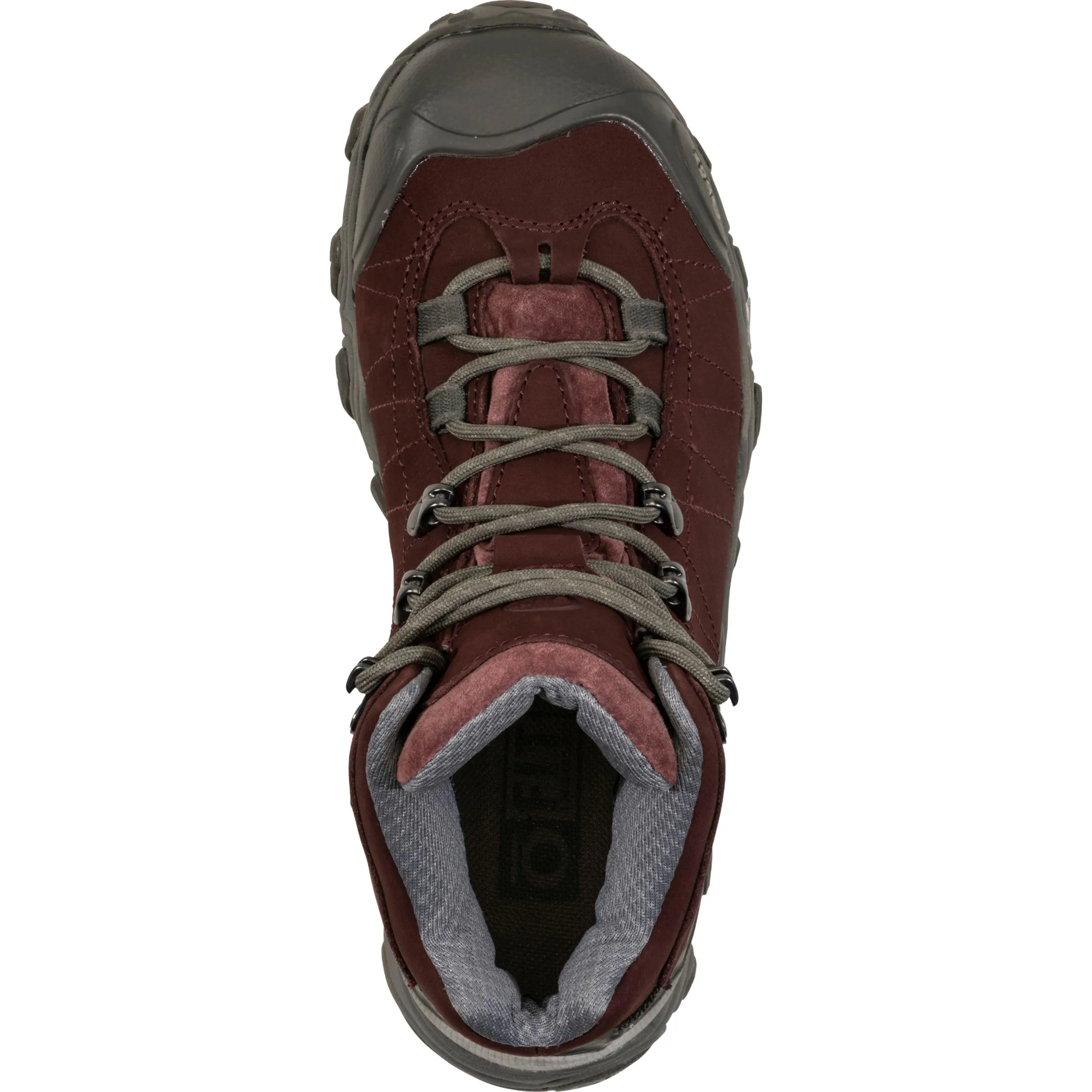 Oboz Women's Bridger Mid B-DRY Hiking Boot, Port, 10