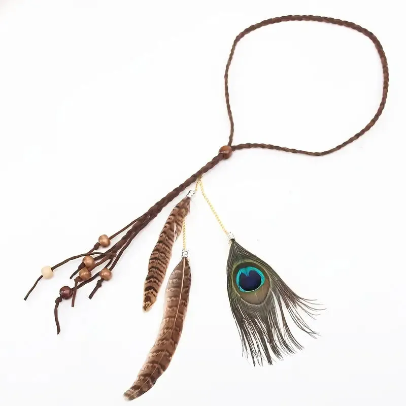 Peacock Feather Headband