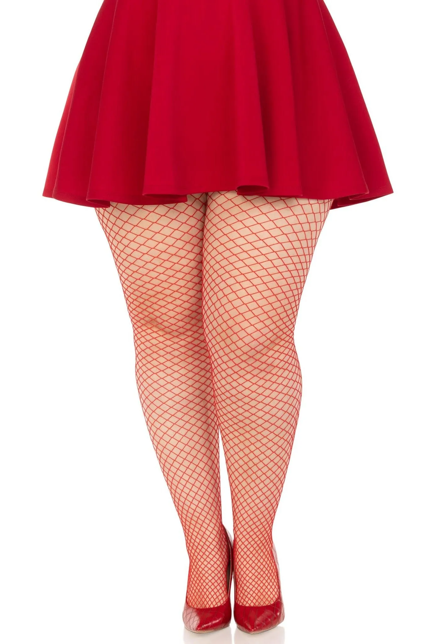 Plus Size Spandex Industrial Net Tights